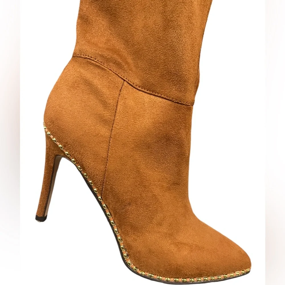 BCBGeneration Women's Tall Knee High Boot camel size 7.5